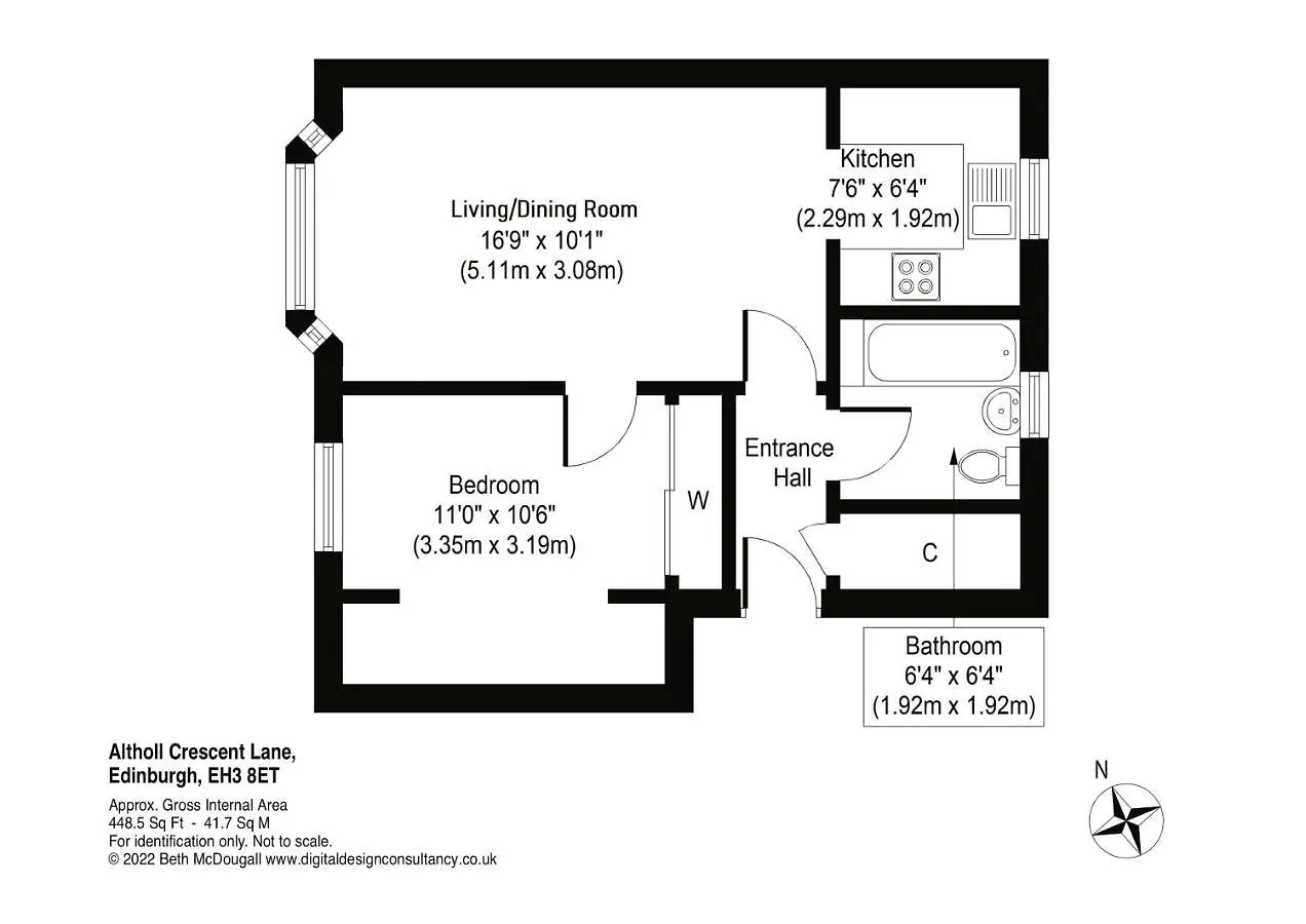 Cosy 1 Bedroom In The West End Edinburgh 0*,